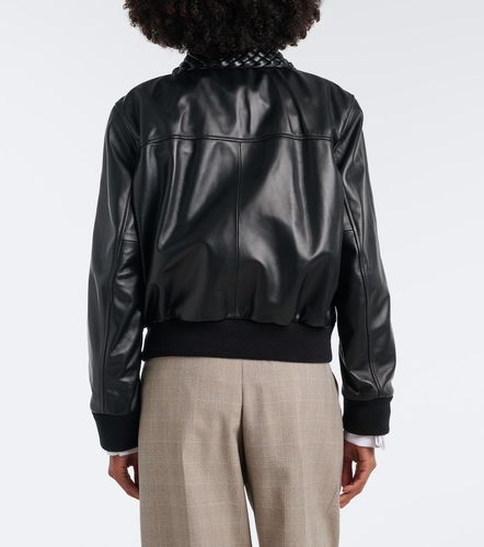 Blouson Intrecciato aus Leder - Bottega Veneta - Modalova