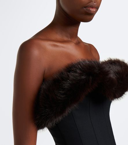 David Koma Wool-blend corset top - David Koma - Modalova