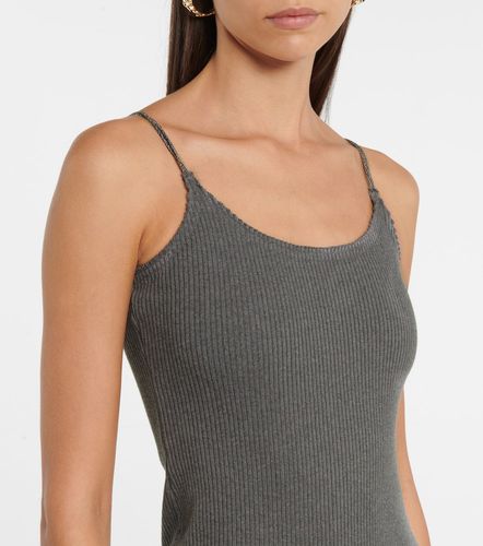 Vestido midi de algodón y satén - JW Anderson - Modalova