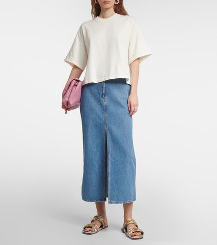Sandali in pelle metallizzata - Dries Van Noten - Modalova