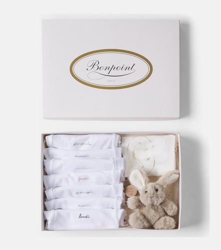 Set de 7 bodis de algodón, peluche y caja de dientes - Bonpoint - Modalova