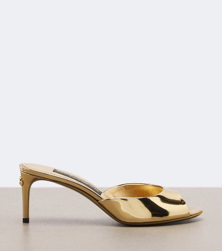 Mules Keira de piel espejada - Dolce&Gabbana - Modalova