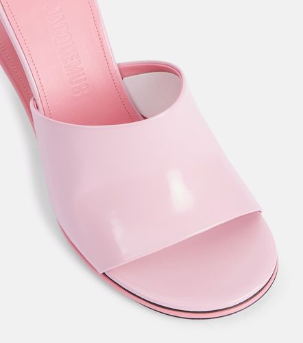 Jacquemus Doubles leather mules - Jacquemus - Modalova