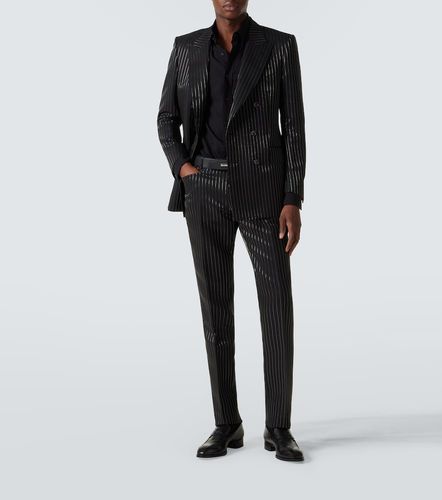 Pantaloni da abito Dylan in lana e seta - Tom Ford - Modalova