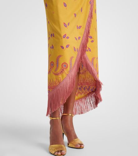 Falda midi de algodón estampada - Valentino Garavani - Modalova