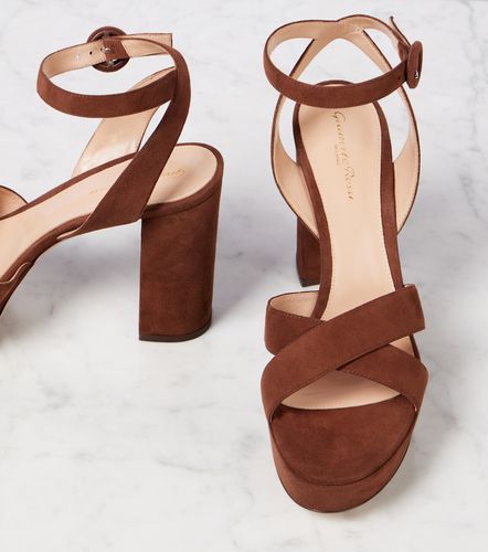 Sabrina suede sandals - Gianvito Rossi - Modalova