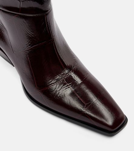 Bettina 50 croc-effect leather cowboy boots - Paris Texas - Modalova