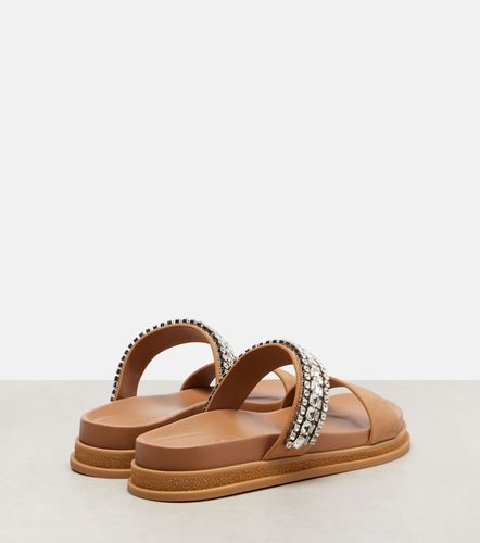 Jadi crystal-embellished suede slides - Jimmy Choo - Modalova