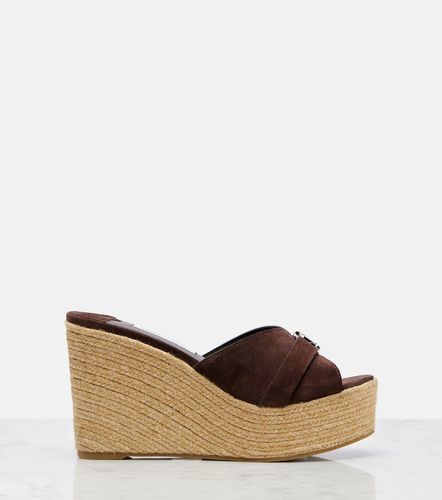 Sandali espadrillas Leda 100 in suede - Jimmy Choo - Modalova