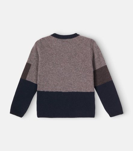 Jersey de jacquard de lana bordada - Bonpoint - Modalova