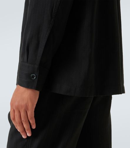 Camicia in cotone e seta a righe - Tom Ford - Modalova