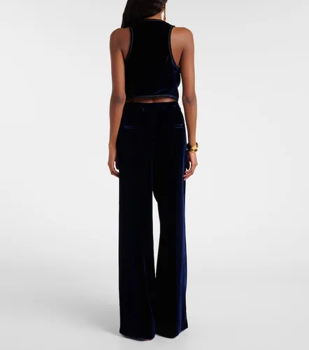 Etro Velvet wide-leg pants - Etro - Modalova