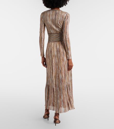 Abito lungo a righe con paillettes - Missoni - Modalova