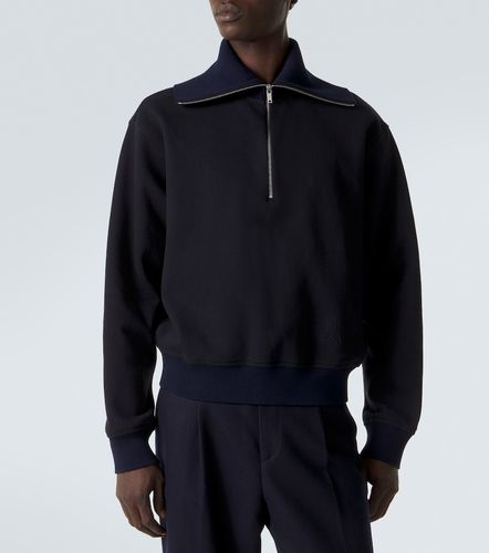 Sudadera de algodón con cremallera parcial - Jil Sander - Modalova