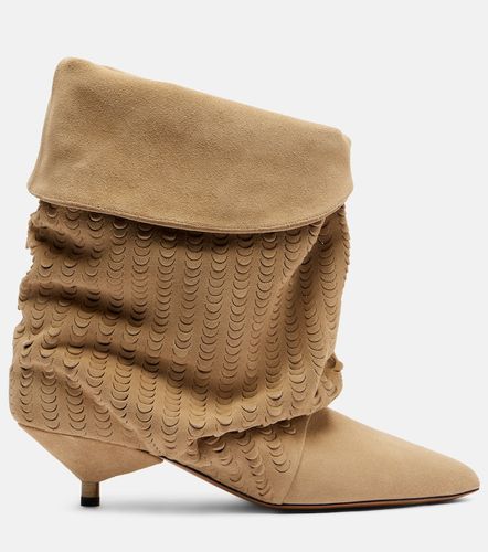 Edrik 45 perforated suede ankle boots - Isabel Marant - Modalova