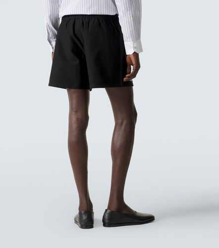 Bermudas de sarga de algodón con logo - Bode - Modalova