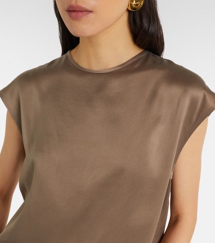 Asceno Dasha silk charmeuse top - Asceno - Modalova