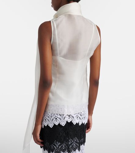 Carolina Herrera Tie-neck silk top - Carolina Herrera - Modalova