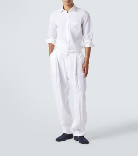 Dolce&Gabbana Linen tapered pants - Dolce&Gabbana - Modalova