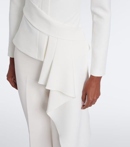 Asymmetric off-shoulder crepe jacket - Roland Mouret - Modalova