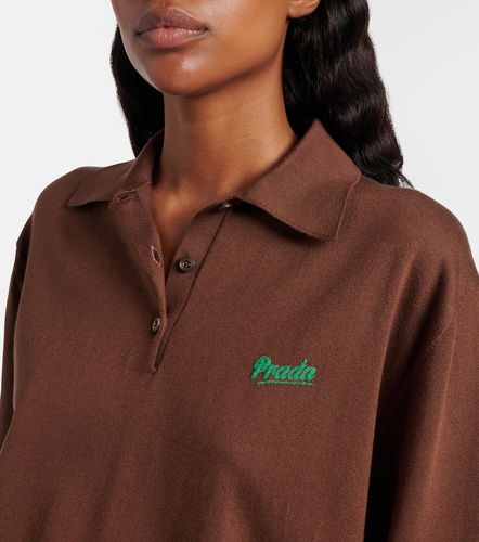 Prada Pullover polo in misto seta - Prada - Modalova