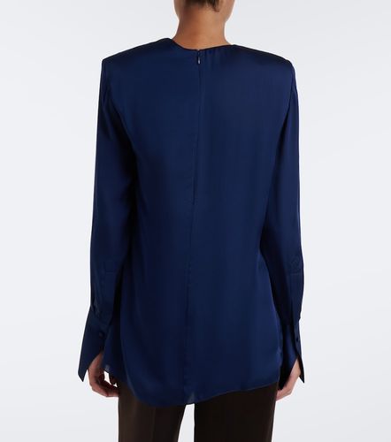 Blusa de georgette de seda drapeado - Tom Ford - Modalova