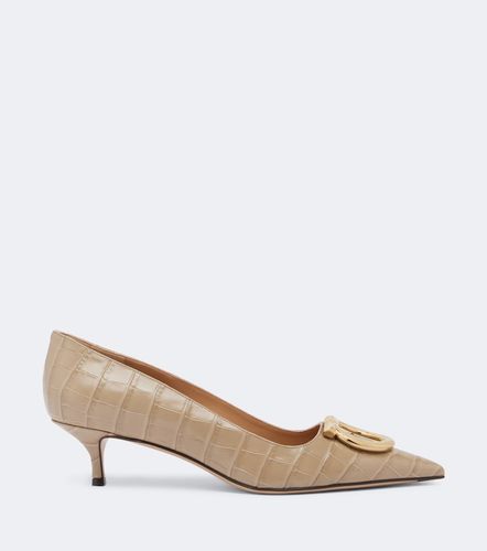 Lara Gancini croc-effect leather pumps - Ferragamo - Modalova