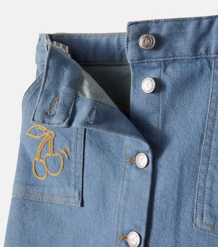 Falda Dexie de denim bordada - Bonpoint - Modalova
