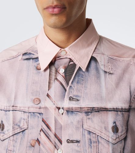 Camisa de popelín de algodón Trompe-l'œil - Acne Studios - Modalova