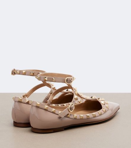 Bailarinas Rockstud de charol - Valentino Garavani - Modalova