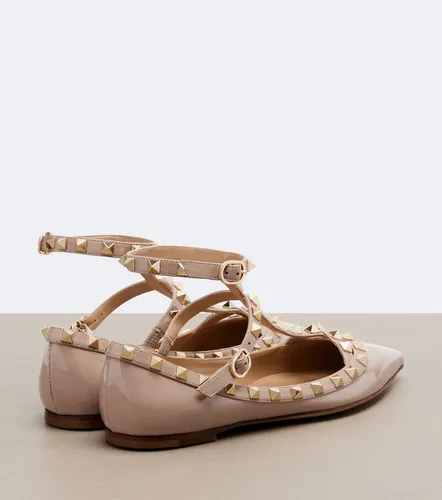 Rockstud patent leather ballet flats - Valentino Garavani - Modalova
