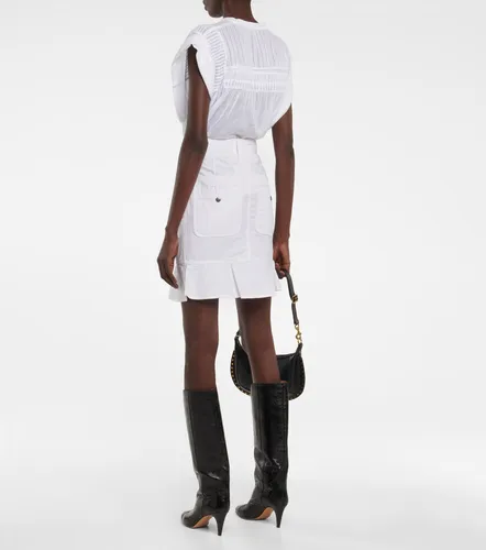 Regane ruffle cotton skirt - Marant Etoile - Modalova