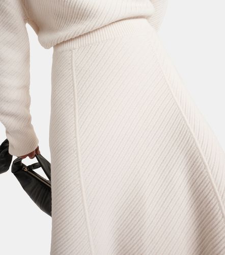 Ribbed-knit wool-blend midi skirt - Joseph - Modalova
