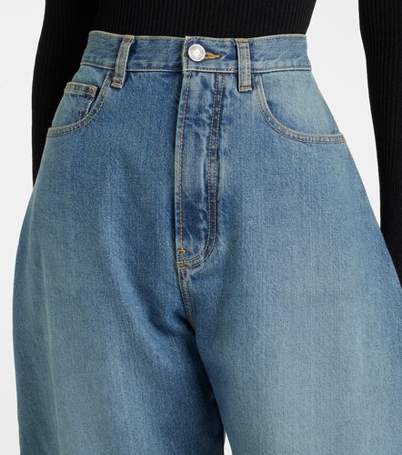 Alaïa High-Rise Barrel Jeans - Alaia - Modalova