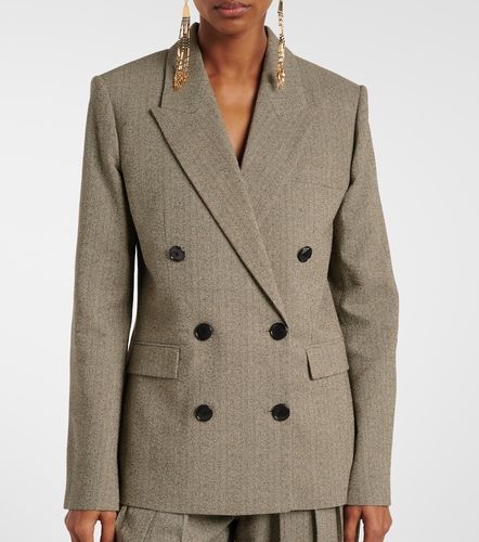 Irma plaid cotton-blend blazer - Isabel Marant - Modalova