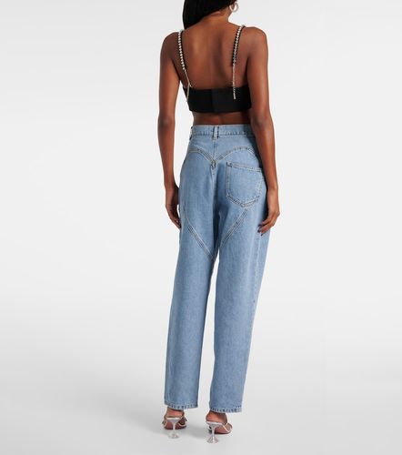 Top cropped Heart con cristalli - Area - Modalova