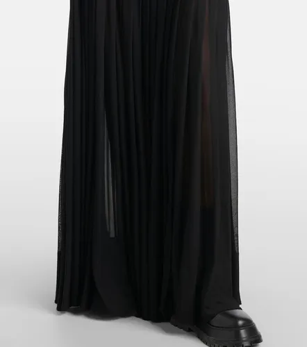 Pleated cotton-blend maxi skirt - Burberry - Modalova
