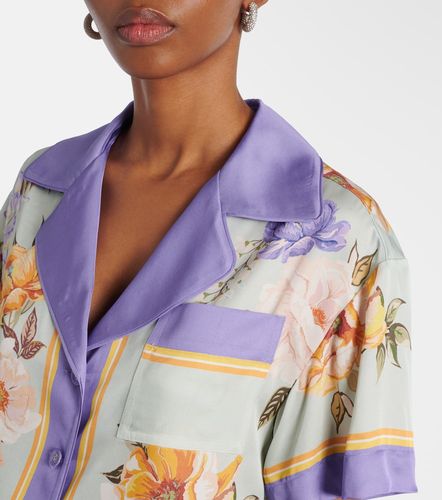 Camicia in twill a fiori - Self-Portrait - Modalova