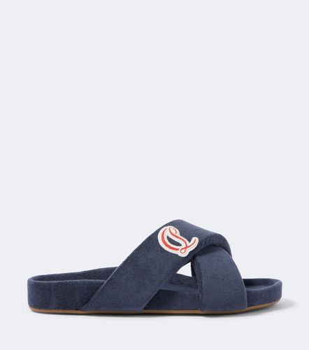 Bizzu embroidered logo slides - Christian Louboutin - Modalova