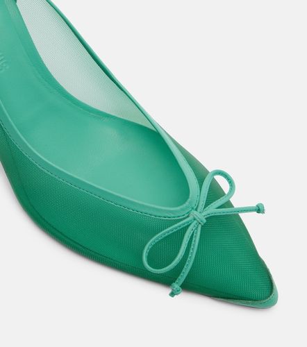 Tourni 80 leather-trimmed mesh pumps - Jacquemus - Modalova