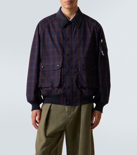 Comme des Garçons Chaqueta de algodón a cuadros - Comme des Garcons Homme - Modalova