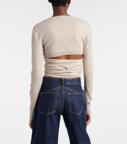 Alaïa Top in misto cashmere e lana - Alaia - Modalova