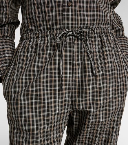 Rohe Checked cotton wide-leg pants - Rohe - Modalova