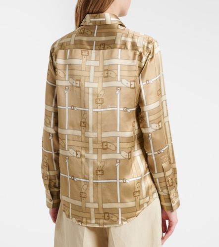 Camisa Emma de satén estampada - Burberry - Modalova