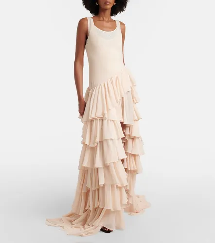 Xu Zhi Tiered asymmetric maxi dress - Xu Zhi - Modalova