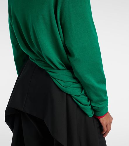Pullover asimmetrico Double L in lana - Loewe - Modalova