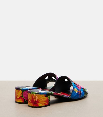 Mules Karol florales con DG - Dolce&Gabbana - Modalova