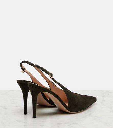 Pumps slingback Robbie in suede - Gianvito Rossi - Modalova