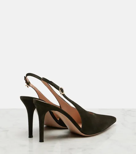 Robbie suede slingback pumps - Gianvito Rossi - Modalova