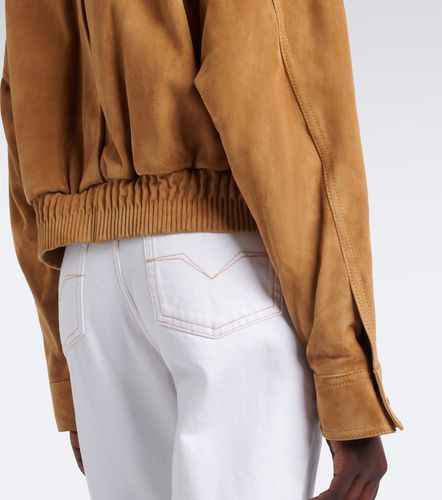 Versace Blouson aus Veloursleder - Versace - Modalova